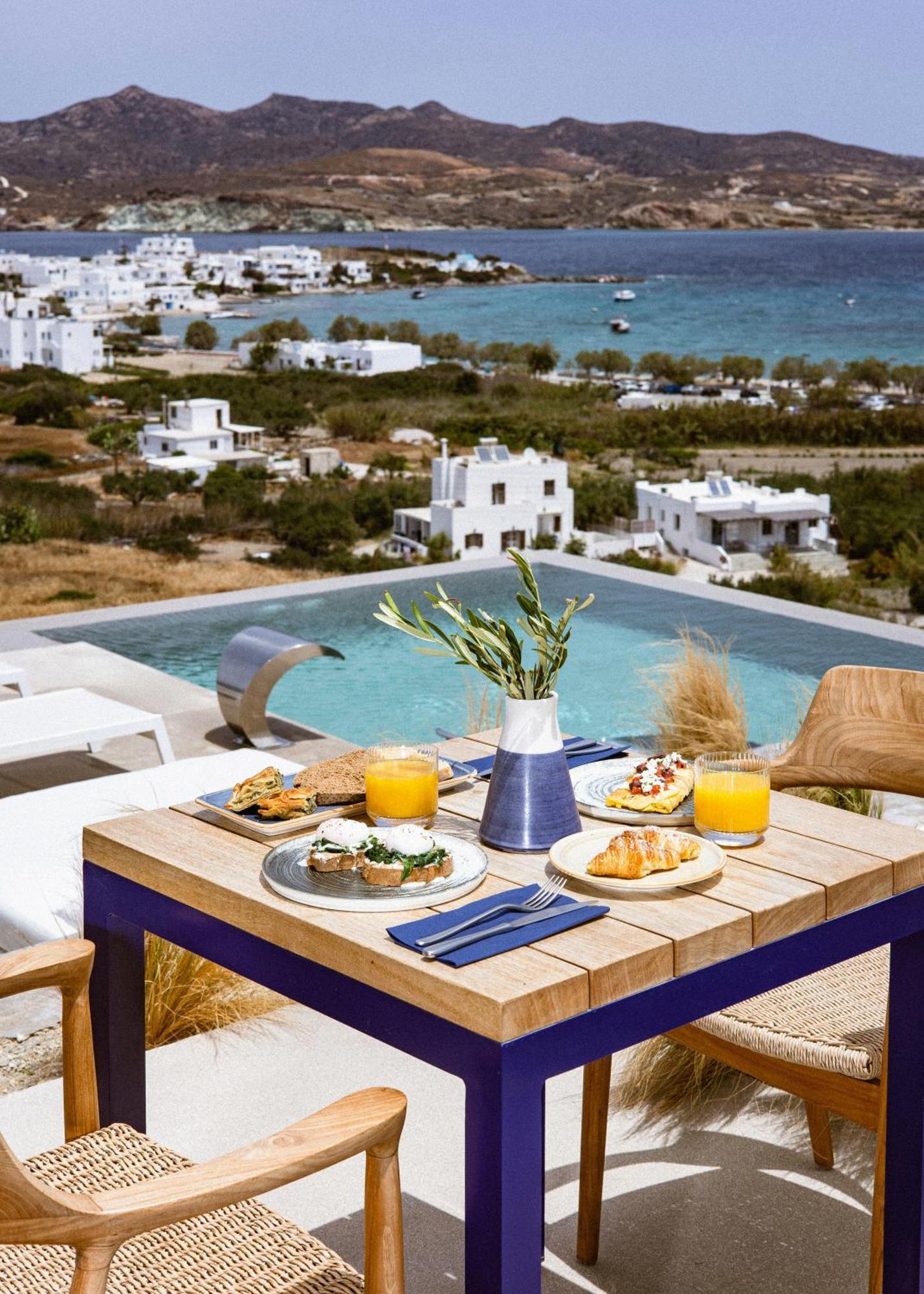 Milos Breeze Boutique Hotel Pollonia ภายนอก รูปภาพ