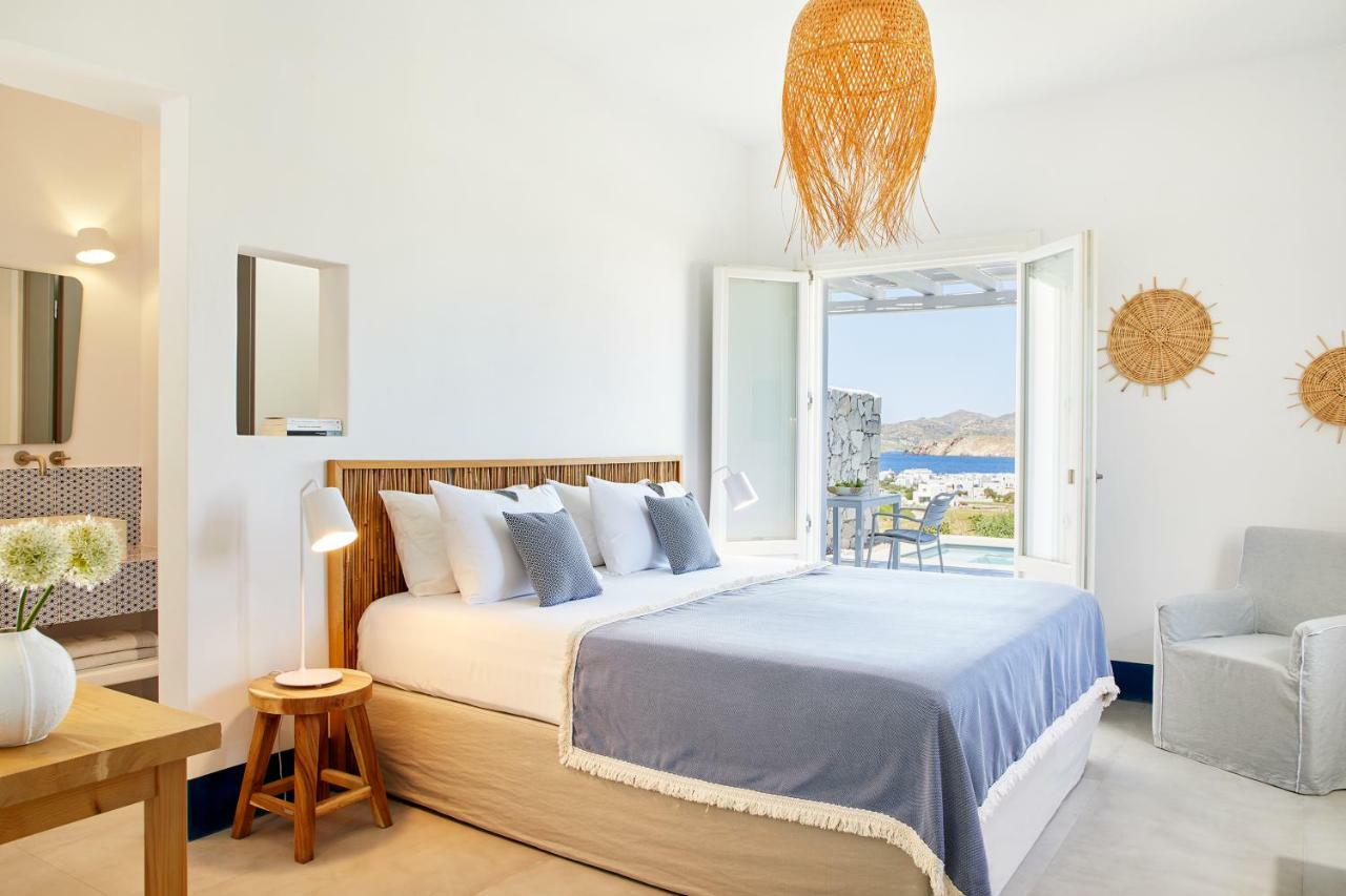 Milos Breeze Boutique Hotel Pollonia ภายนอก รูปภาพ