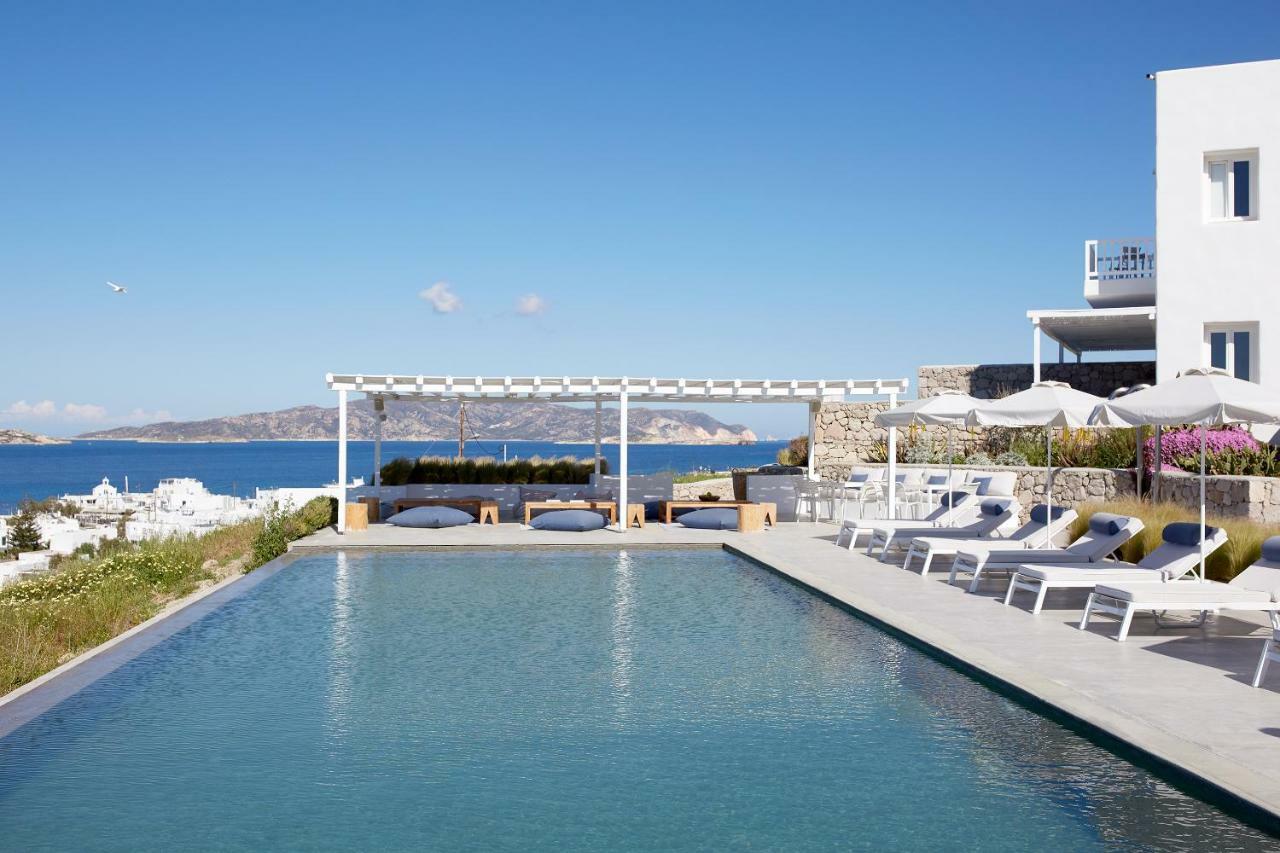 Milos Breeze Boutique Hotel Pollonia ภายนอก รูปภาพ